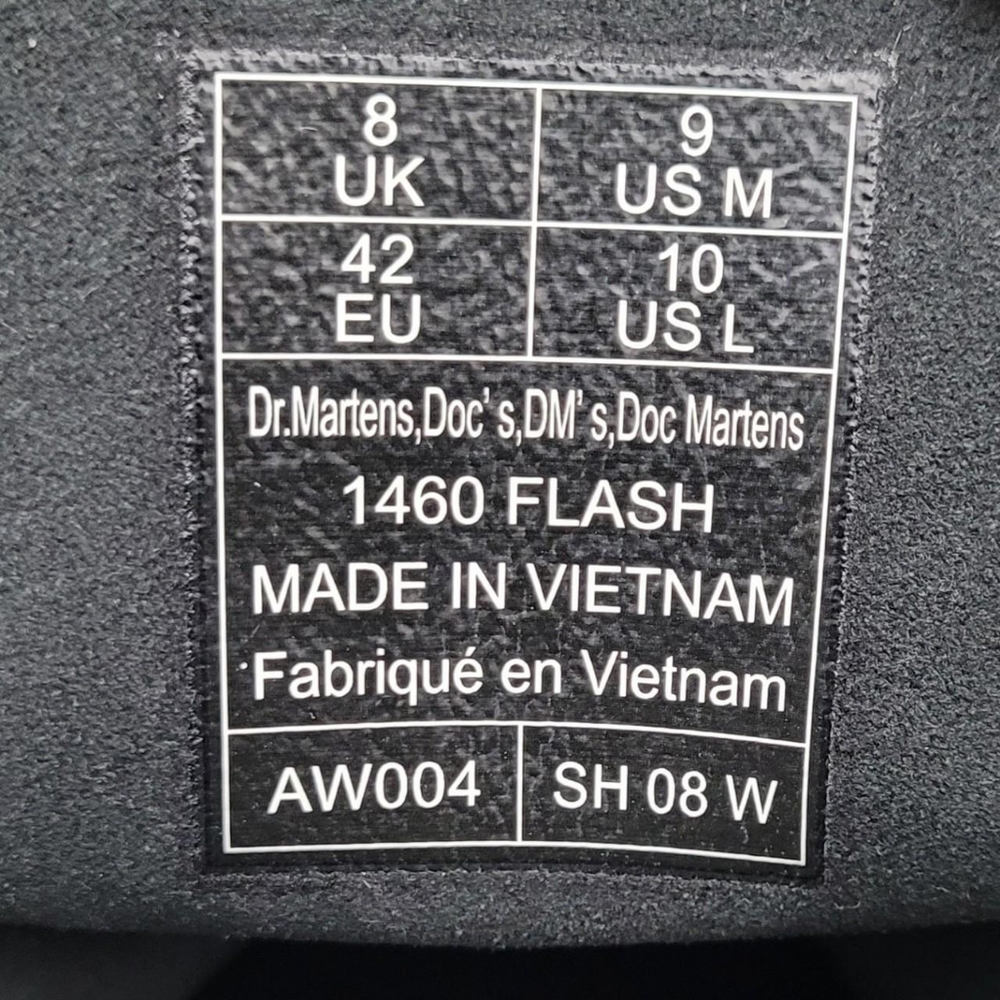 Dr. Martens 1460 Flash lightning print black leather boots - Picture 7 of 7